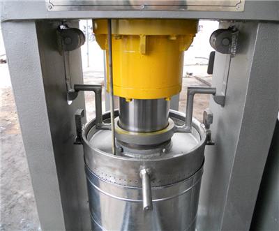 Hydraulic sesame oil press machine